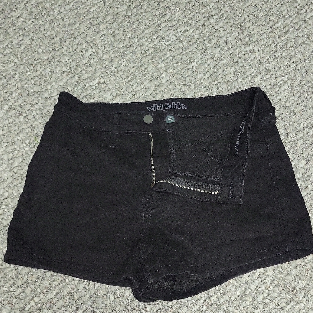 Wild Fable High Rise Black Women's Shorts